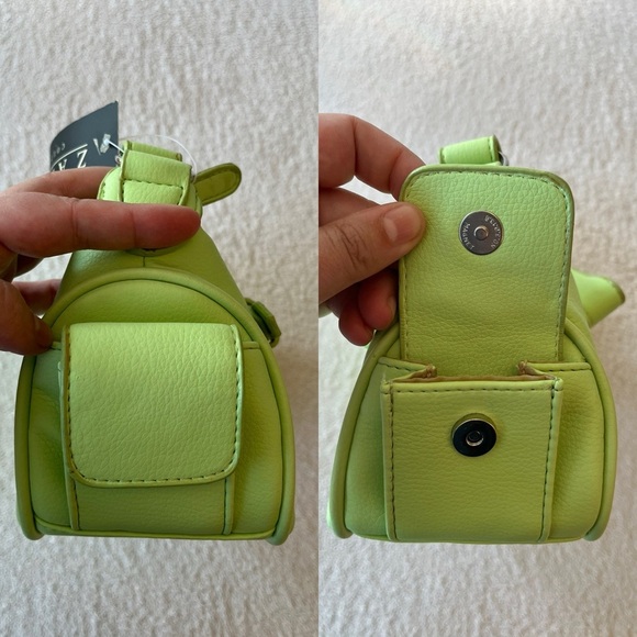 NWT Vintage Y2K Chartreuse Baguette Bag - Picture 13 of 16